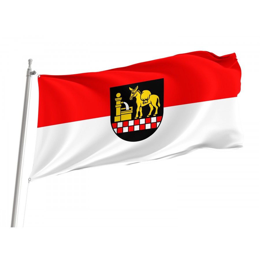 Maulbronn Flag - Official German Municipal Flag from Baden-Württemberg