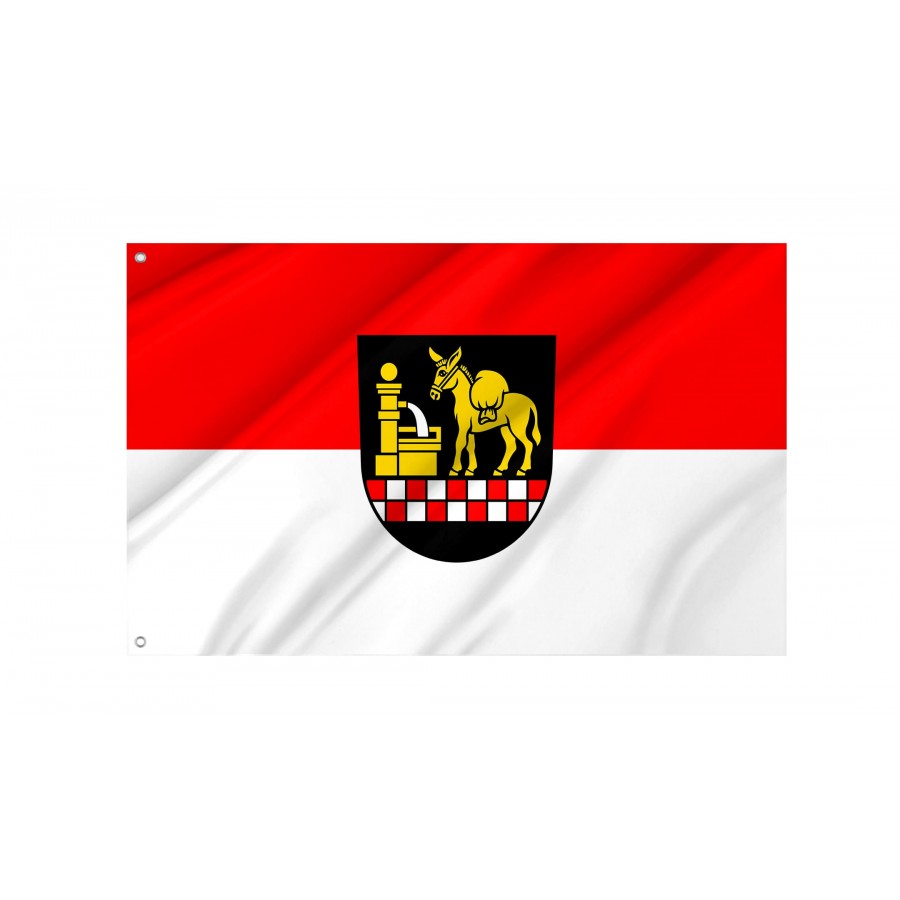 Maulbronn Flag - Official German Municipal Flag from Baden-Württemberg