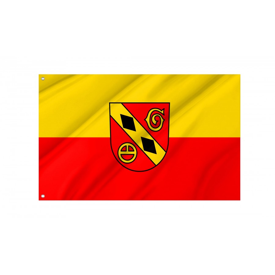 Neulingen Flag - Official German Municipal Flag from Baden-Württemberg
