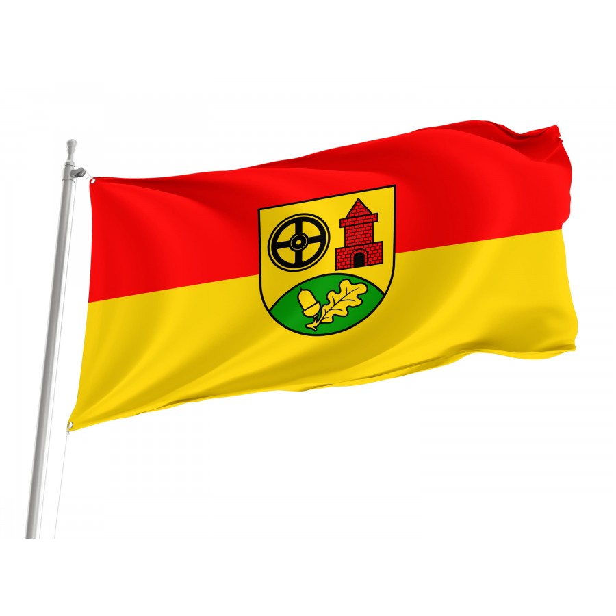 Ölbronn-Dürrn Flag - Official German Municipal Flag from Baden-Württemberg