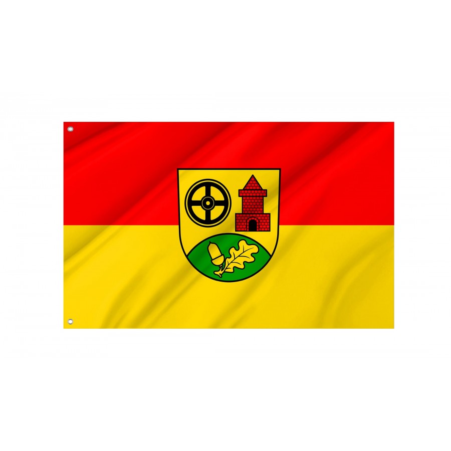 Ölbronn-Dürrn Flag - Official German Municipal Flag from Baden-Württemberg