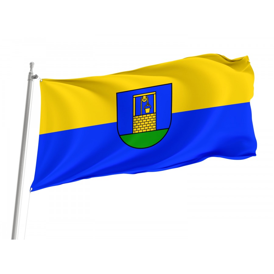 Tiefenbronn Flag - Official German Municipal Flag from Baden-Württemberg