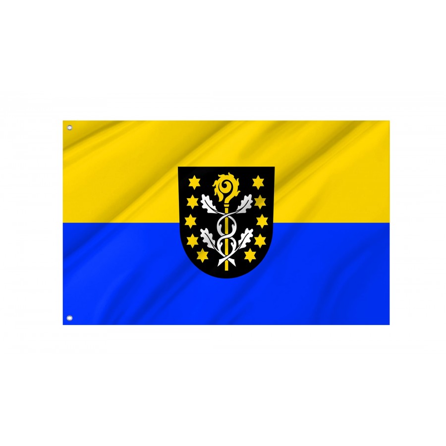 Wiernsheim Flag - Official German Municipal Flag from Baden-Württemberg