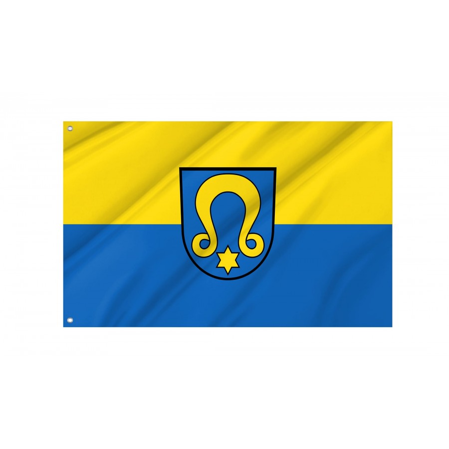 Wimsheim Flag - Official German Municipal Flag from Baden-Württemberg