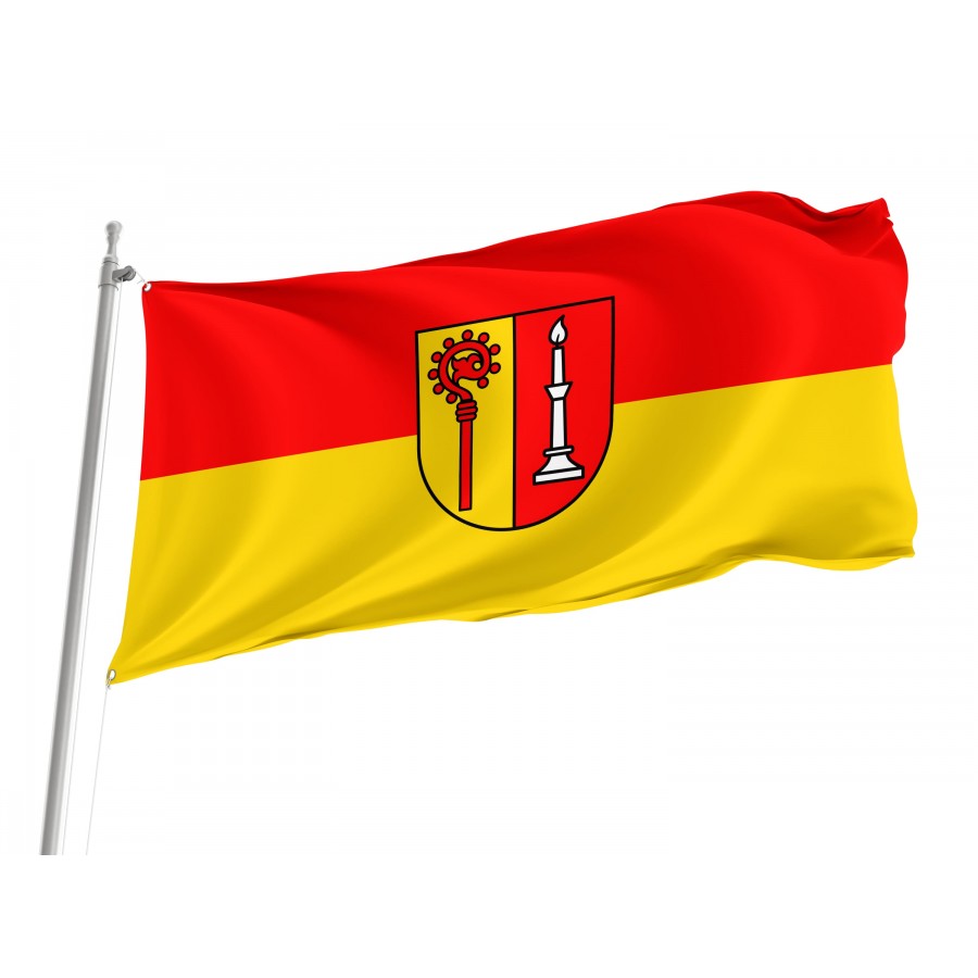 Wurmberg Flag - Official German Municipal Flag from Baden-Württemberg