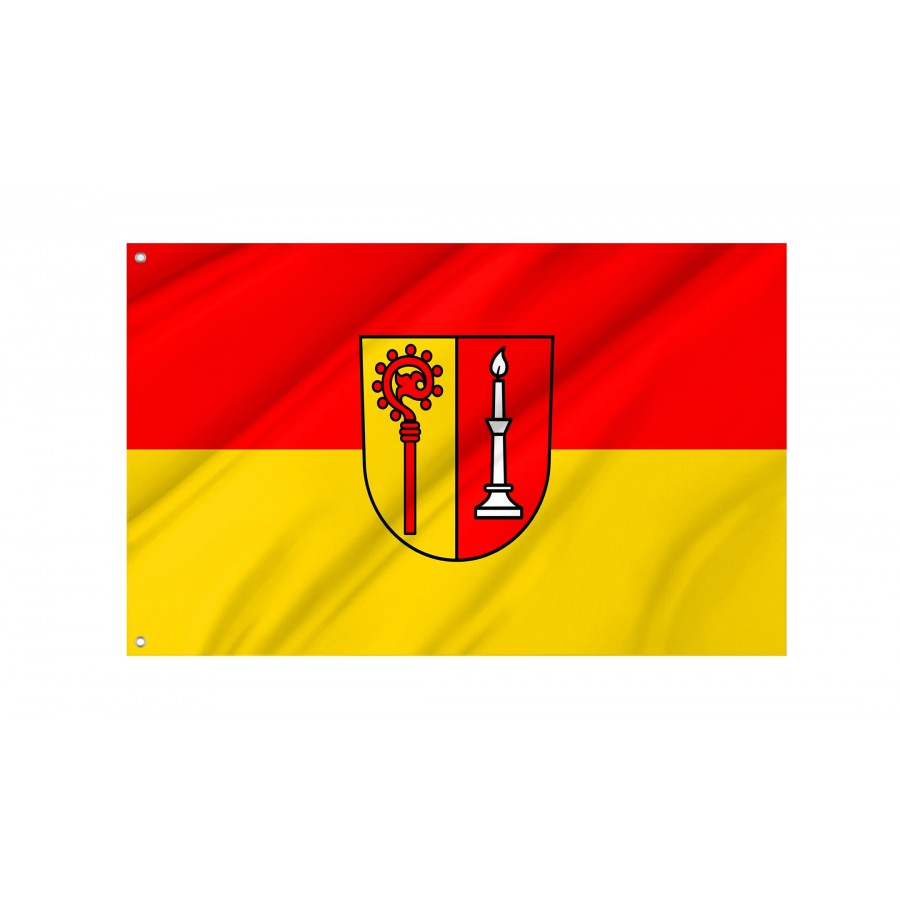 Wurmberg Flag - Official German Municipal Flag from Baden-Württemberg