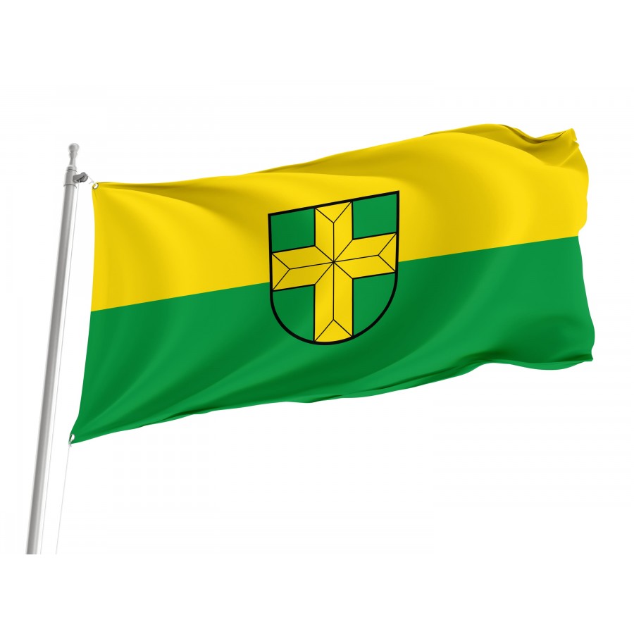 Allmannsweiler Flag - Official German Municipal Flag from Baden-Württemberg