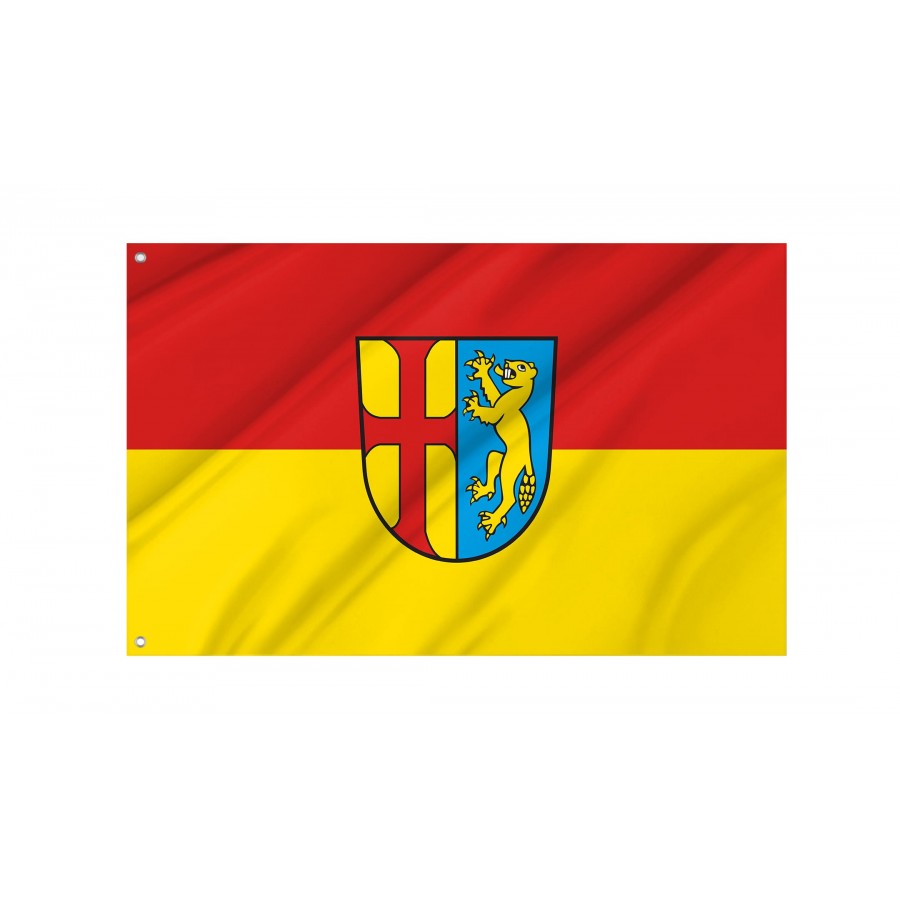 Attenweiler Flag - Official German Municipal Flag from Baden-Württemberg