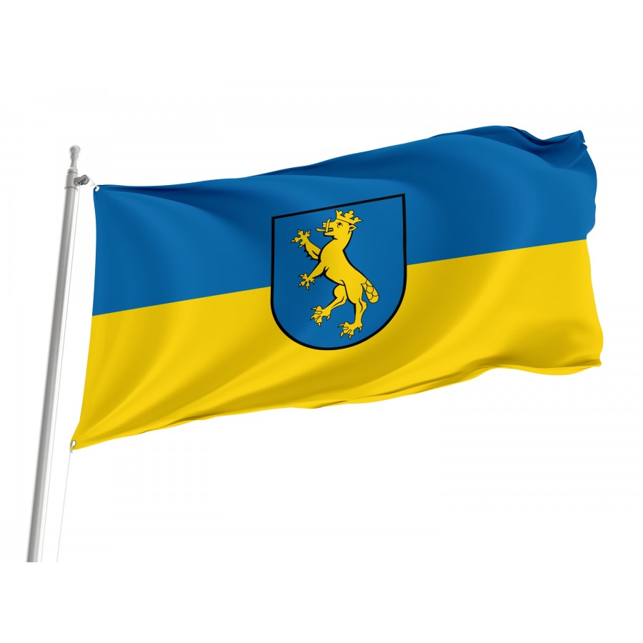 Biberach an der Riß Flag - Official German Municipal Flag from Baden-Württemberg
