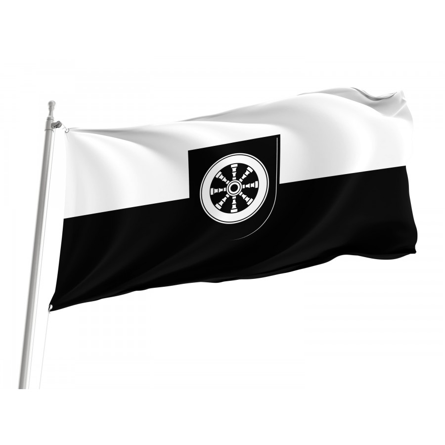 Erolzheim Flag - Official German Municipal Flag from Baden-Württemberg