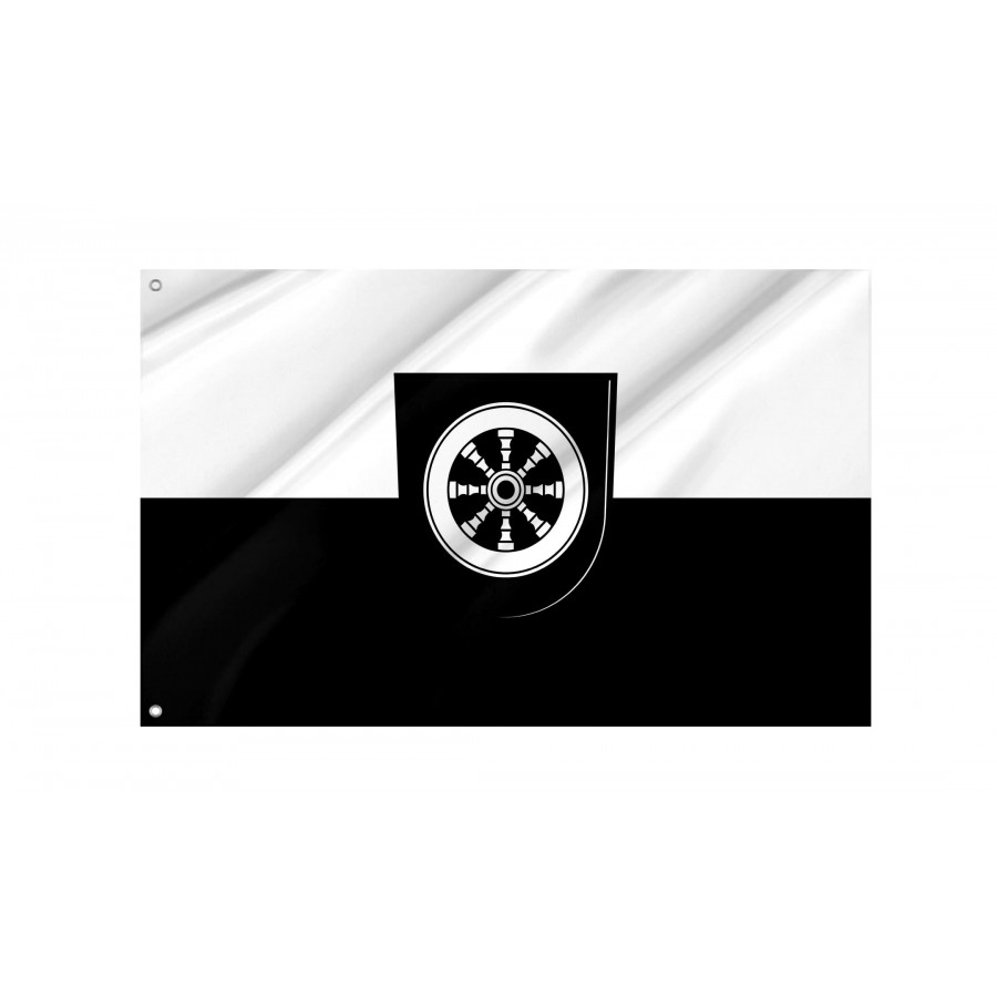 Erolzheim Flag - Official German Municipal Flag from Baden-Württemberg