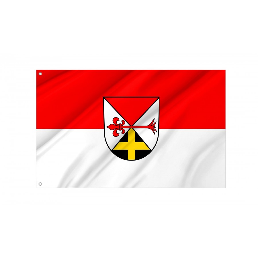 Hochdorf Flag - Official German Municipal Flag from Baden-Württemberg