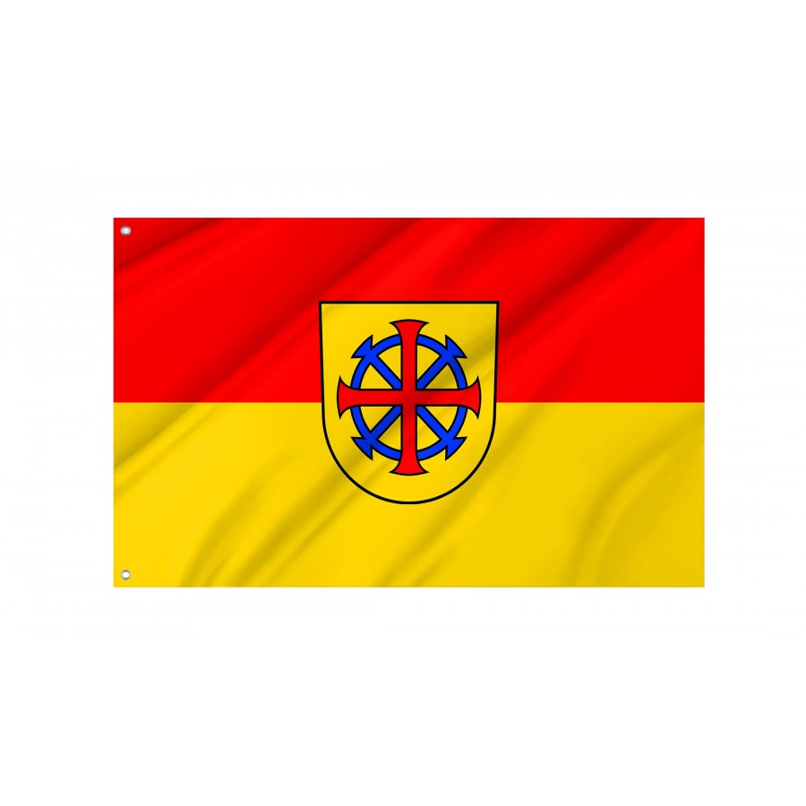 Kanzach Flag - Official German Municipal Flag from Baden-Württemberg