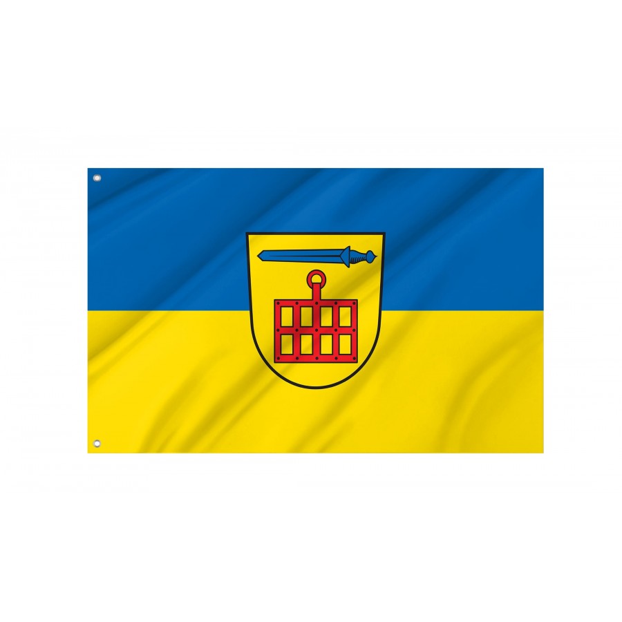 Mietingen Flag - Official German Municipal Flag from Baden-Württemberg
