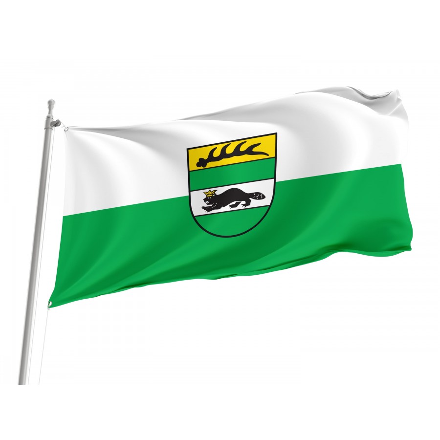 Mittelbiberach Flag - Official German Municipal Flag from Baden-Württemberg