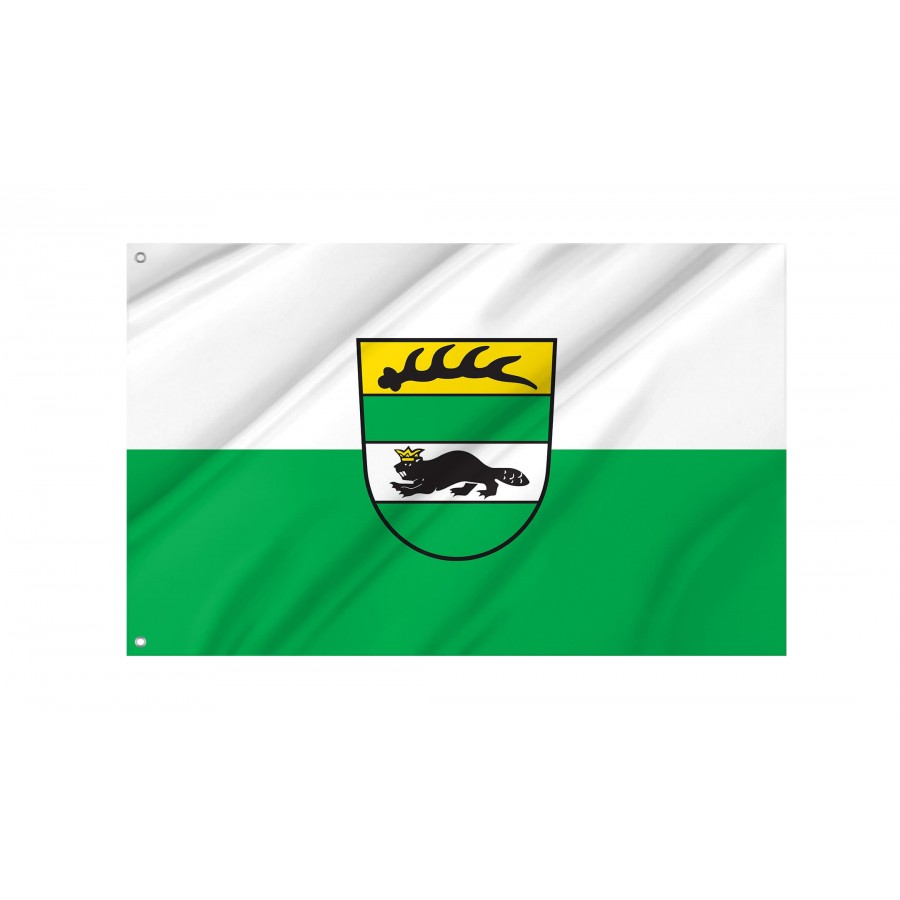 Mittelbiberach Flag - Official German Municipal Flag from Baden-Württemberg