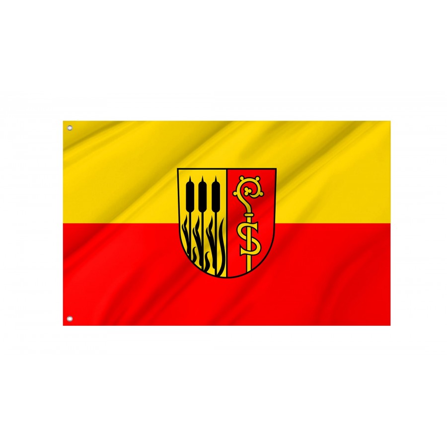 Schemmerhofen Flag - Official German Municipal Flag from Baden-Württemberg