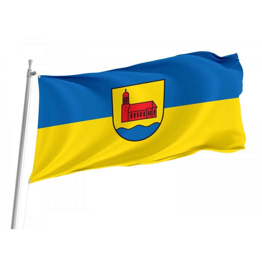 Seekirch Flag - Official German Municipal Flag from Baden-Württemberg