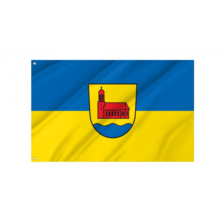 Seekirch Flag - Official German Municipal Flag from Baden-Württemberg