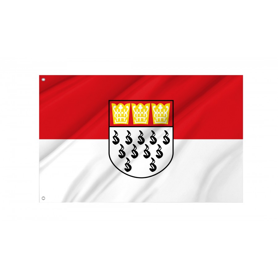 Flag Of Cologne, Patriotic Flags, Unique Design Print, Flags For Indoor & Outdoor Use - High Quality North Rhine Westphalia for Indoor and Outdoor Use