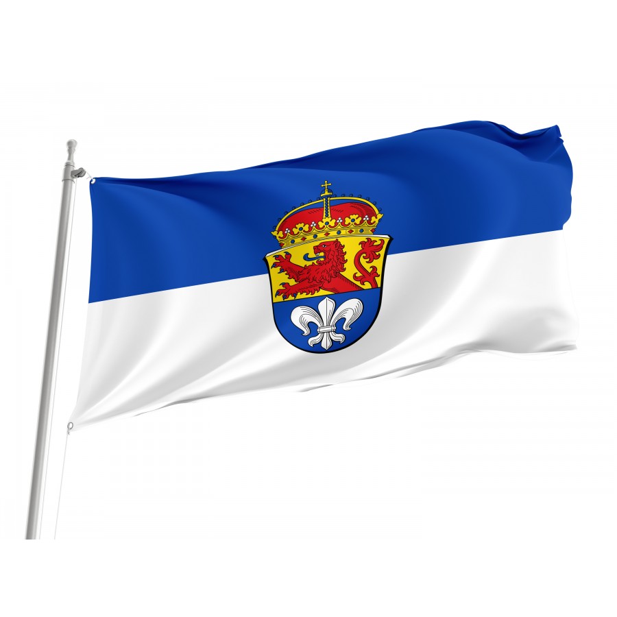 Flag Of Darmstadt, Patriotic Flags, Unique Design Print, Flags For Indoor & Outdoor Use - High Quality Hesse for Indoor and Outdoor Use