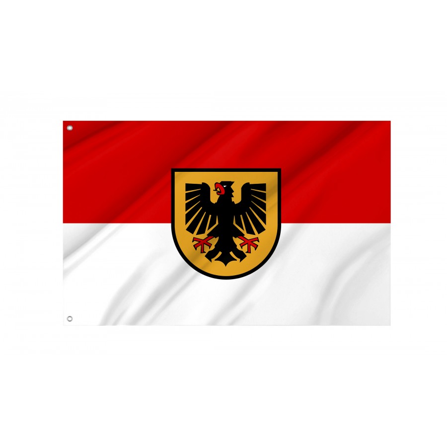 Flag Of Dortmund, Patriotic Flags, Unique Design Print, Flags For Indoor & Outdoor Use - High Quality North Rhine Westphalia for Indoor and Outdoor Use