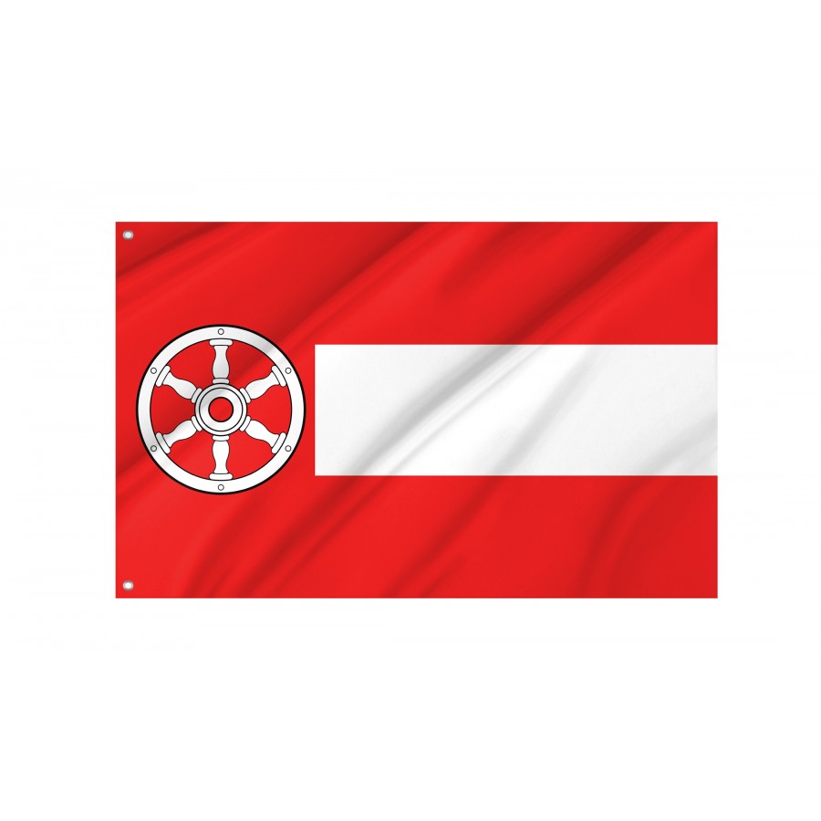 Flag Of Stadt Erfurt Laut Hauptsatzung, Patriotic Flags, Unique Design Print, Flags For Indoor & Outdoor Use - High Quality Thuringen for Indoor and Outdoor Use