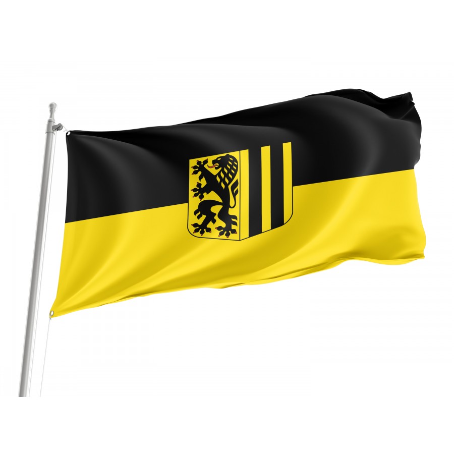 Flag Of Dresden, Patriotic Flags, Unique Design Print, Flags For Indoor & Outdoor Use - High Quality Germany for Indoor and Outdoor Use