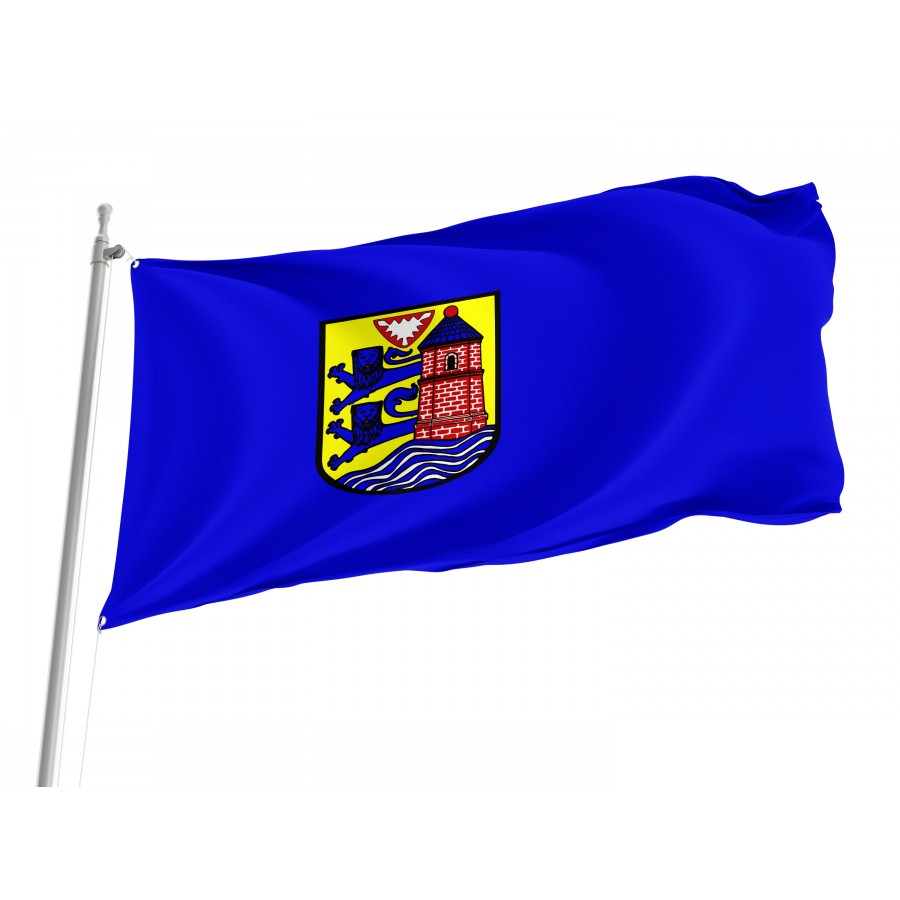 Flag Of Flensburg, Patriotic Flags, Unique Design Print, Flags For Indoor & Outdoor Use - High Quality Schleswig Holstein for Indoor and Outdoor Use