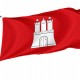 Flag of Hamburg, Patriotic Flags, Unique Design Print, Flags for Indoor & Outdoor Use - Imagine 1