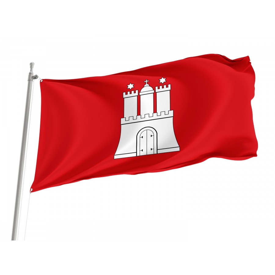 Flag Of Hamburg, Patriotic Flags, Unique Design Print, Flags For Indoor & Outdoor Use - High Quality Hamburg for Indoor and Outdoor Use
