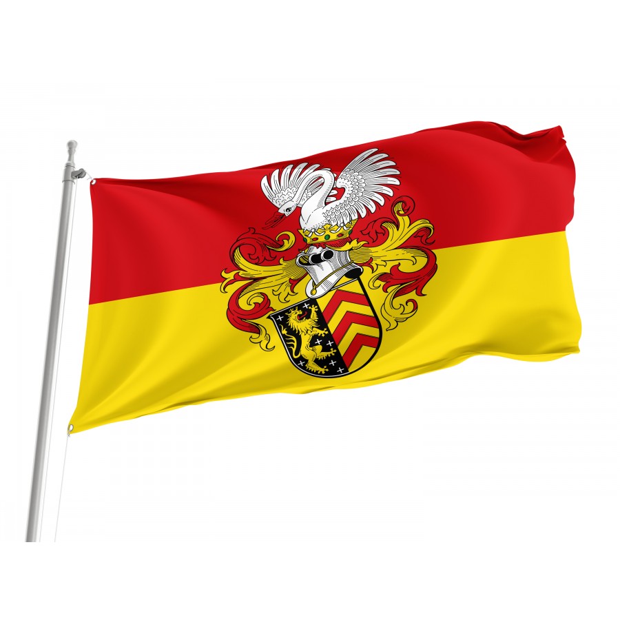 Flag Of Hanau, Hesse, Patriotic Flags, Unique Design Print, Flags For Indoor & Outdoor Use - High Quality Hesse for Indoor and Outdoor Use