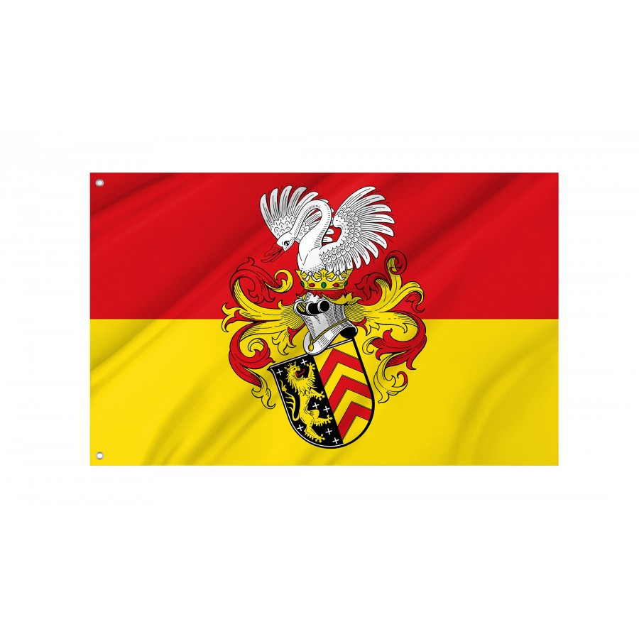 Flag Of Hanau, Hesse, Patriotic Flags, Unique Design Print, Flags For Indoor & Outdoor Use - High Quality Hesse for Indoor and Outdoor Use