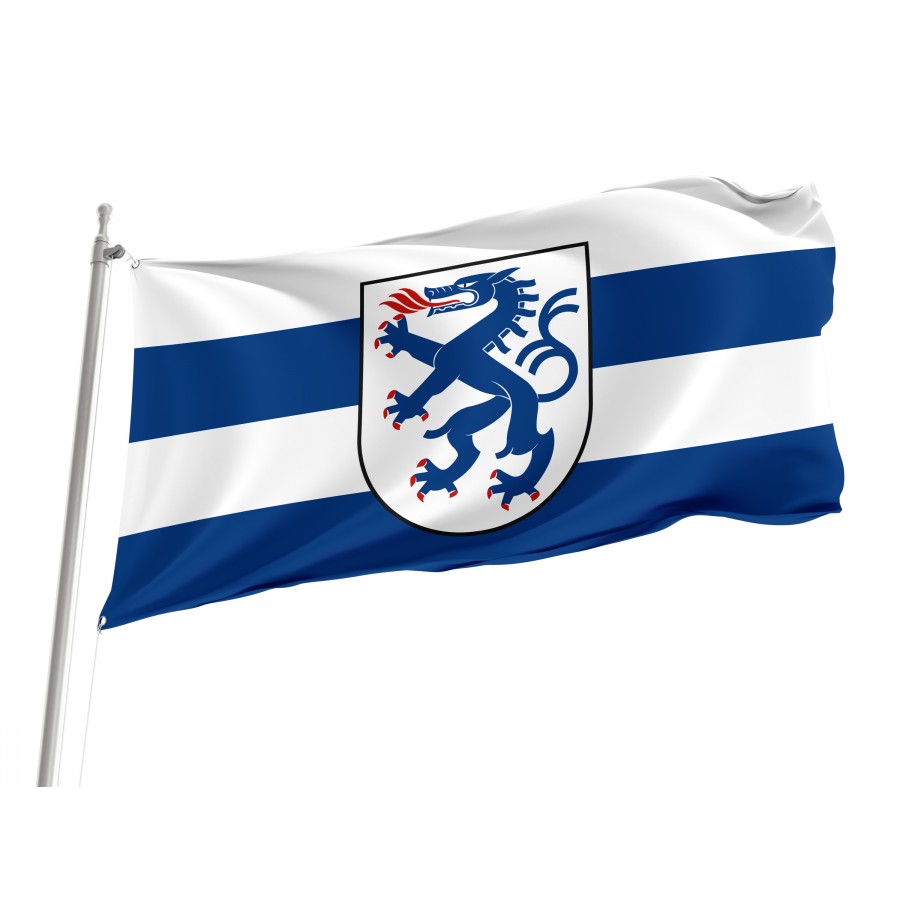 Flag Of Ingolstadt, Patriotic Flags, Unique Design Print, Flags For Indoor & Outdoor Use - High Quality Bavaria for Indoor and Outdoor Use
