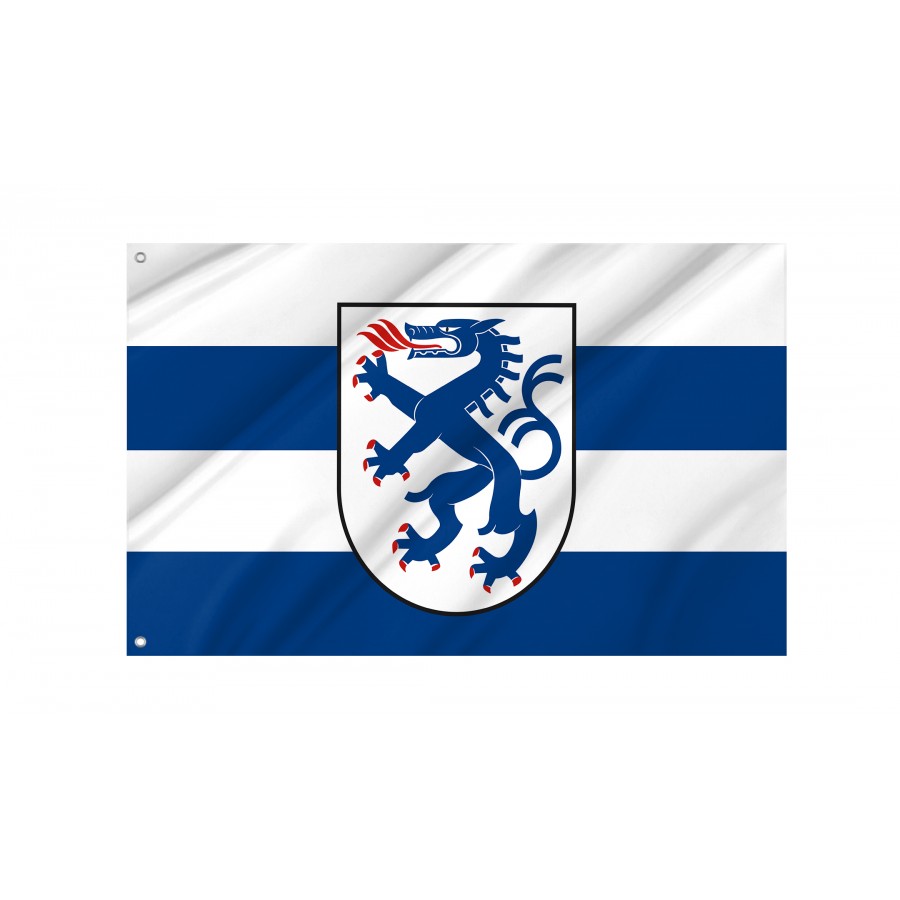 Flag Of Ingolstadt, Patriotic Flags, Unique Design Print, Flags For Indoor & Outdoor Use - High Quality Bavaria for Indoor and Outdoor Use