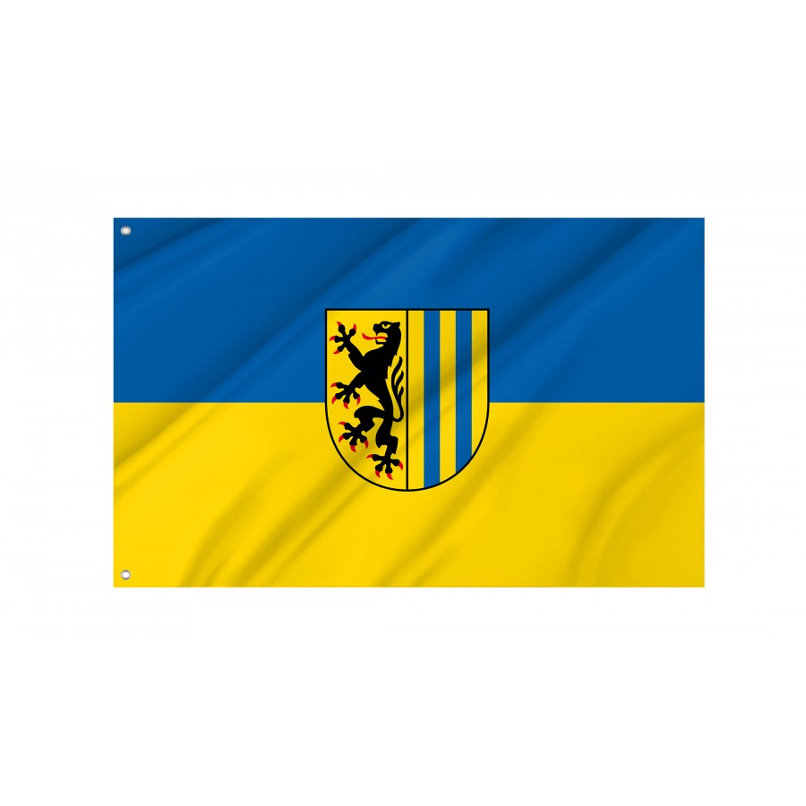 Flag Of Leipzig, Patriotic Flags, Unique Design Print, Flags For Indoor & Outdoor Use - High Quality Saxony for Indoor and Outdoor Use