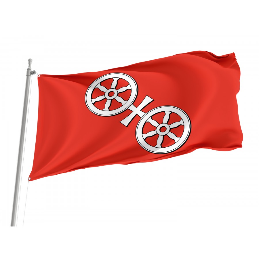 Flag Of Mainz, Patriotic Flags, Unique Design Print, Flags For Indoor & Outdoor Use - High Quality Rhineland-Palatinate for Indoor and Outdoor Use