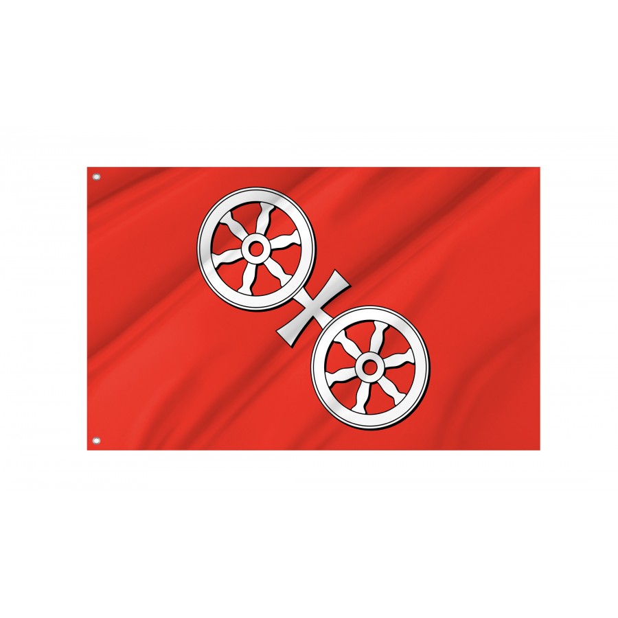 Flag Of Mainz, Patriotic Flags, Unique Design Print, Flags For Indoor & Outdoor Use - High Quality Rhineland-Palatinate for Indoor and Outdoor Use