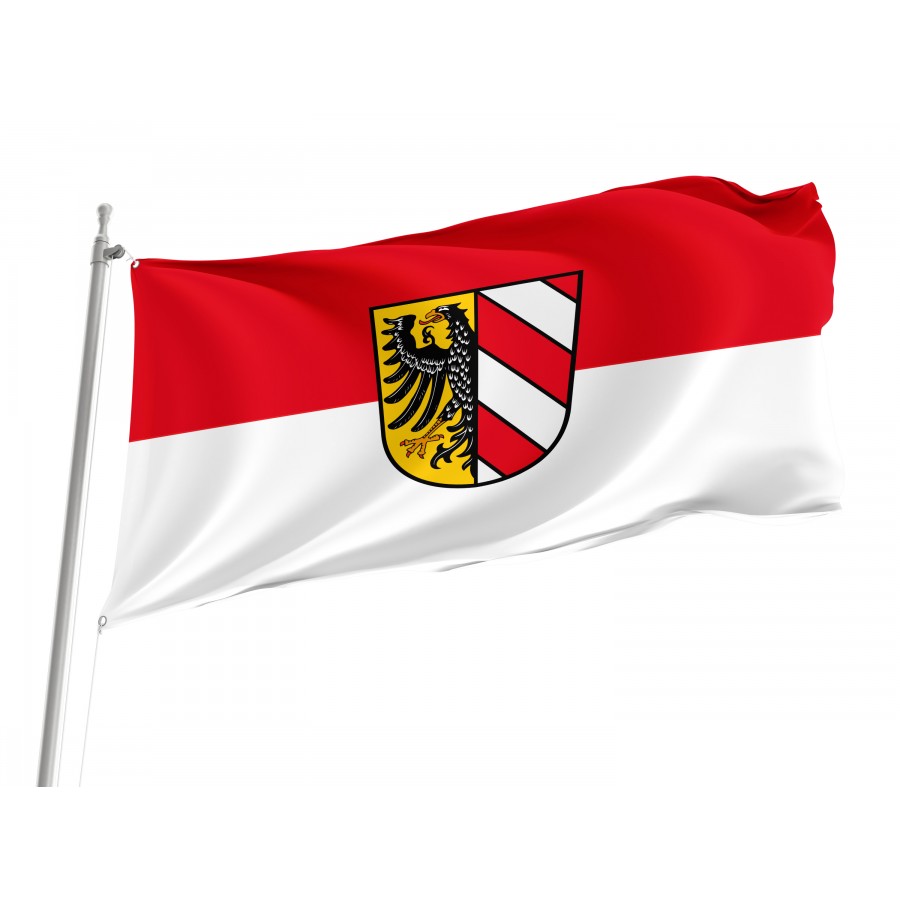 Flag Of Nürnberg, Patriotic Flags, Unique Design Print, Flags For Indoor & Outdoor Use - High Quality Bavaria for Indoor and Outdoor Use