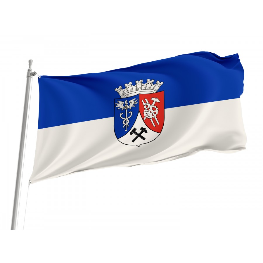 Flag Of Oberhausen, Patriotic Flags, Unique Design Print, Flags For Indoor & Outdoor Use - High Quality North Rhine Westphalia for Indoor and Outdoor Use