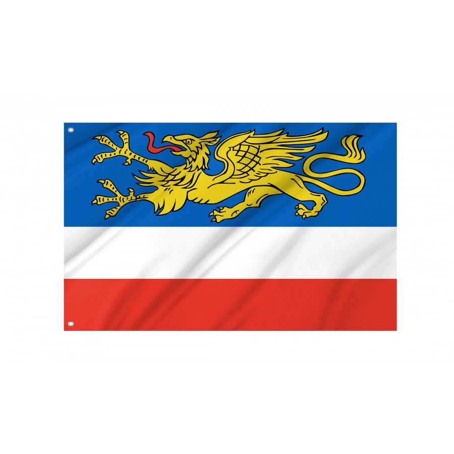 Flag Of Rostock, Patriotic Flags, Unique Design Print, Flags For Indoor & Outdoor Use - High Quality Mecklenburg Vorpommern for Indoor and Outdoor Use