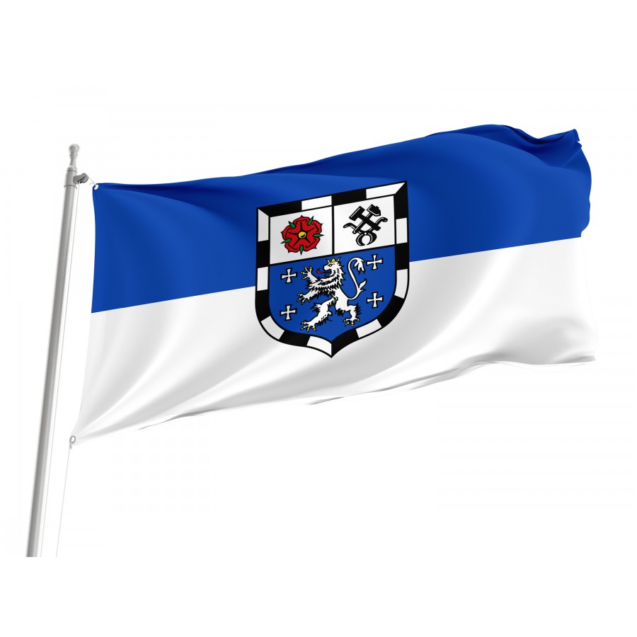 Flag Of Saarbrücken, Patriotic Flags, Unique Design Print, Flags For Indoor & Outdoor Use - High Quality Saarland for Indoor and Outdoor Use