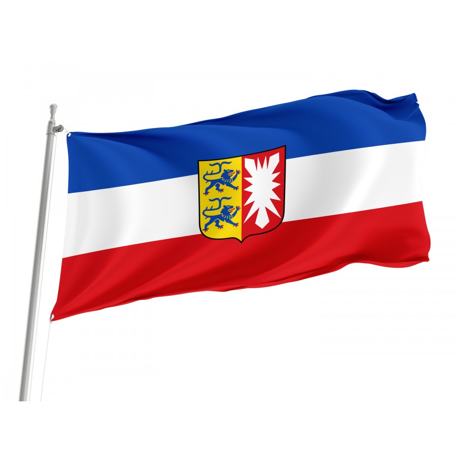 Flag Of Schleswig-Holstein State, Patriotic Flags, Unique Design Print, Flags For Indoor & Outdoor Use - High Quality Schleswig Holstein for Indoor and Outdoor Use