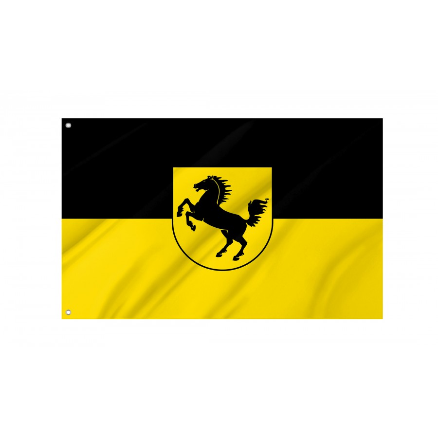 Flag Of Stuttgart, Patriotic Flags, Unique Design Print, Flags For Indoor & Outdoor Use - High Quality Baden Wurttemberg Flags for Indoor and Outdoor Use