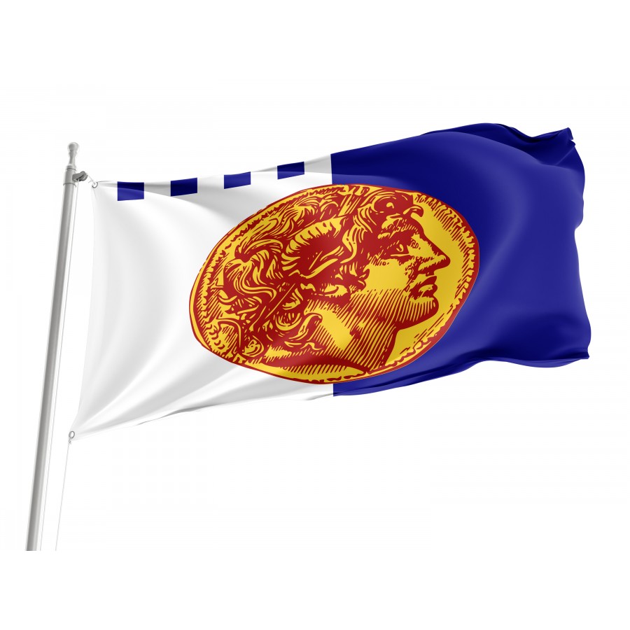 Flag of Thessaloniki, Patriotic Flags, Unique Design Print, Flags for Indoor & Outdoor Use