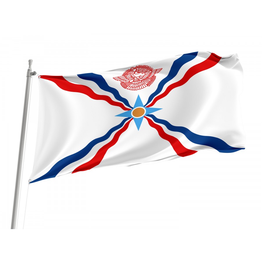 Flag Of Assyria, Patriotic Flags, Unique Design Print, Flags For Indoor & Outdoor Use - High Quality Historical Flags for Indoor and Outdoor Use