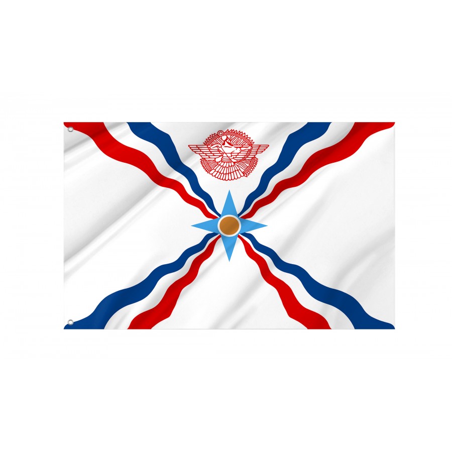 Flag Of Assyria, Patriotic Flags, Unique Design Print, Flags For Indoor & Outdoor Use - High Quality Historical Flags for Indoor and Outdoor Use