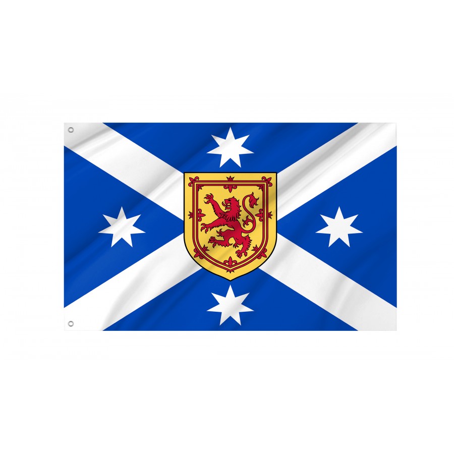 Flag Of Australian Scottish Heritage, Patriotic Flags, Unique Design Print, Flags For Indoor & Outdoor Use - High Quality Historical Flags for Indoor and Outdoor Use