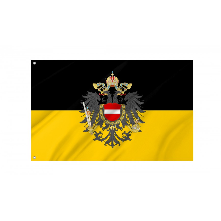 Flag Of Austria Empire, Patriotic Flags, Unique Design Print, Flags For Indoor & Outdoor Use - High Quality Historical Flags for Indoor and Outdoor Use