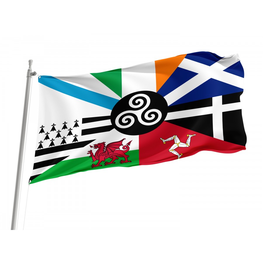 Celtic Nations Flag, Patriotic Flags, Unique Design Print, Flags For Indoor & Outdoor Use - High Quality Historical Flags for Indoor and Outdoor Use